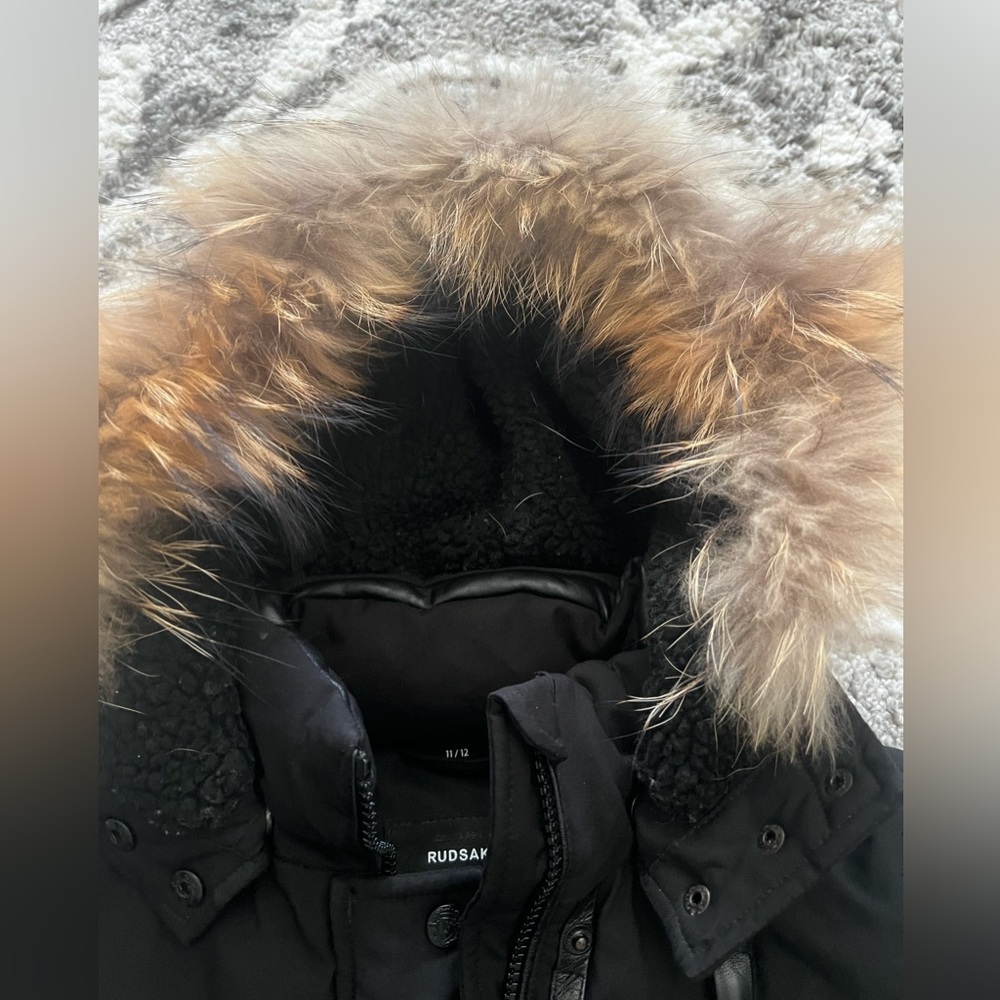 Kids, RUDSAK Black Quilted Jacket - Picture 8 of 17